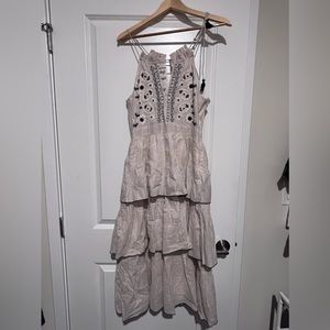 White and black dress size small